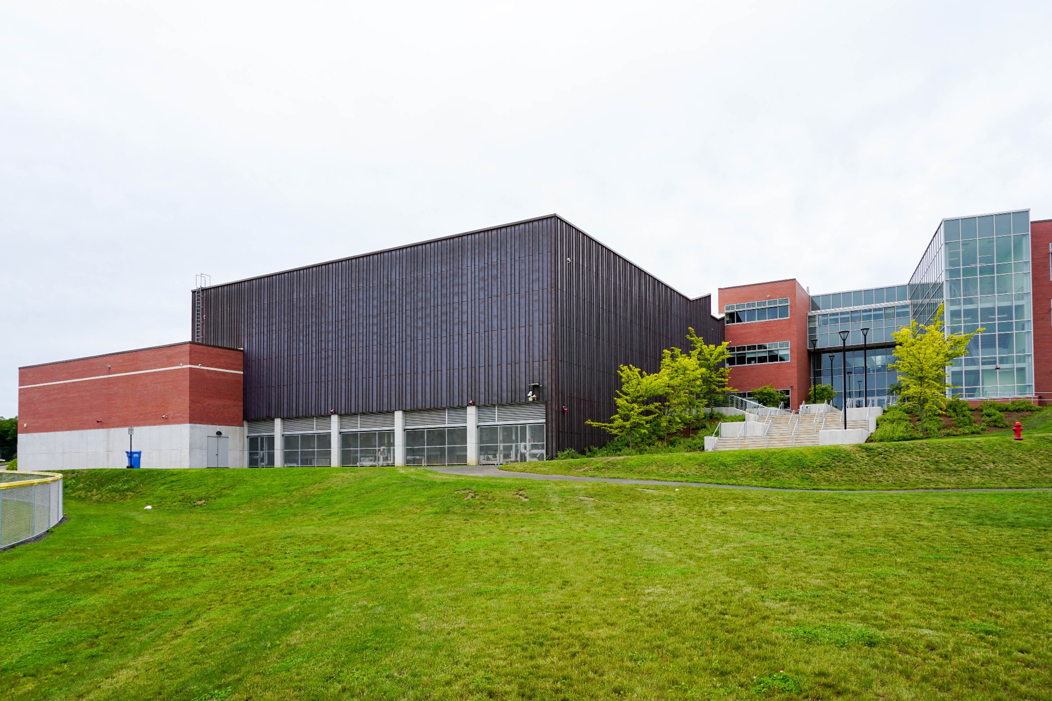 Morin vertical metal panels — Guilford High School, Connecticut